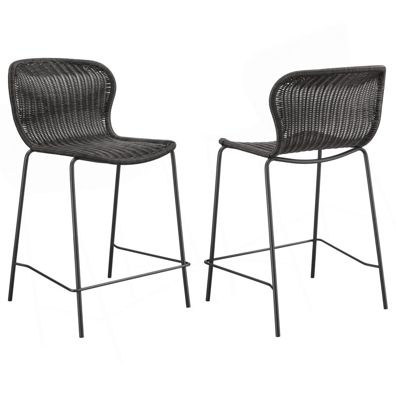 Ensemble de 2 chaises de comptoir Mckinley