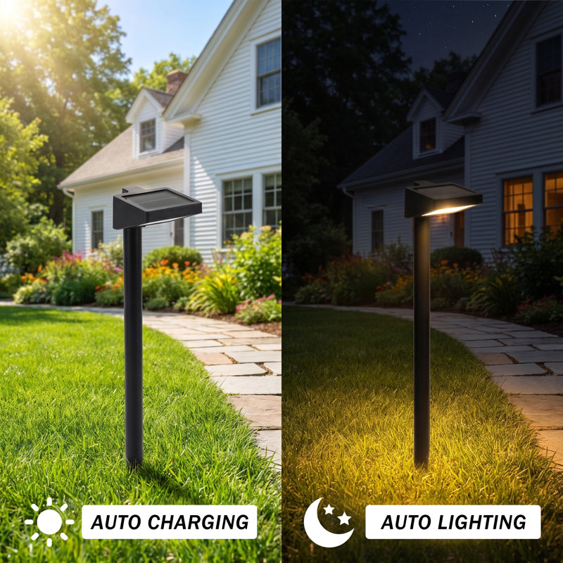 Solar Pathway Lights, 3000K LED Landscape Light