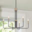 Luminaire suspendu de style lustre minimaliste moderne à 6/8 lumières pour salle à manger Velleda-100088795-88490167