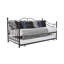 Lit de jour avec couchette en métal-38050256-38050257