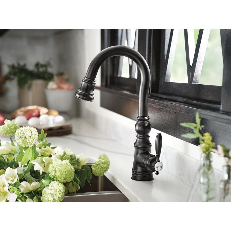 Weymouth Pull Down Bar Faucet with Power Clean, Spot Resist Stainless
