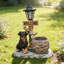 Statue de jardin d'extérieur Puppy Dog