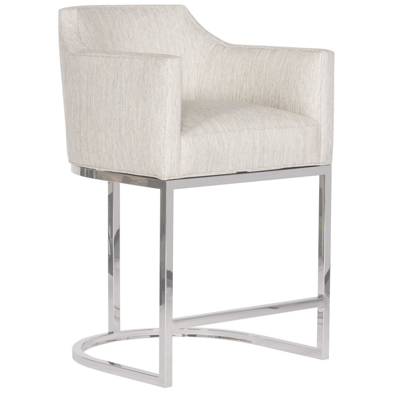 Tabouret de comptoir Make It Yours, Tabouret de bar (siège d'une hauteur de 28 po), Nickel poli