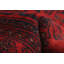 Tapis de zone en laine rouge 4 pi 11 po x 6 pi 5 po the main one-of-kind-noué la 2010s esari turque Allaina
