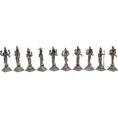Ensemble de figurine Dashavatara Vishnu