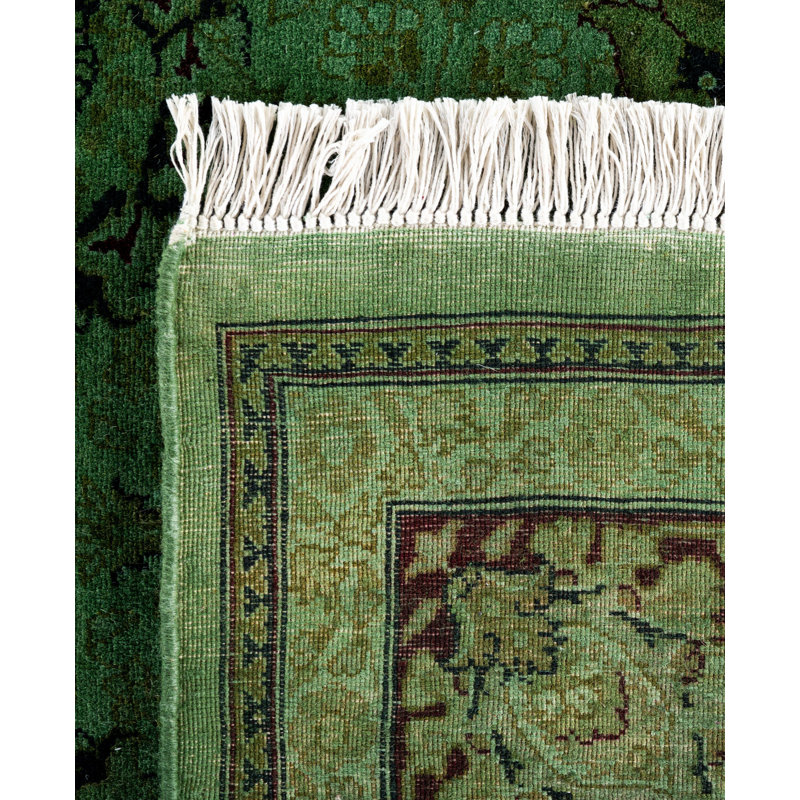 Overdyed One-of-a-Kind 6' 1" X 6' 3" Hand Knotted Area Rug