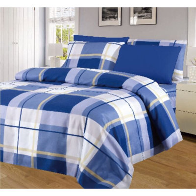 Ensemble de draps en microfibre écossais