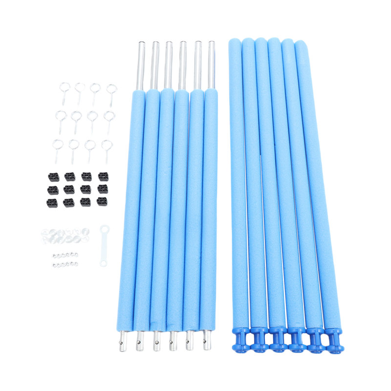 6PCS 76.77In Trampoline Poles Replacement, Blue