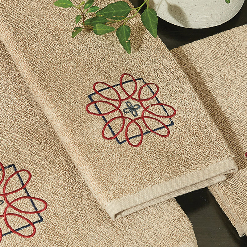 Mahfuz 4 - Piece Terrycloth Fingertip Towel Guest Room Case Pack