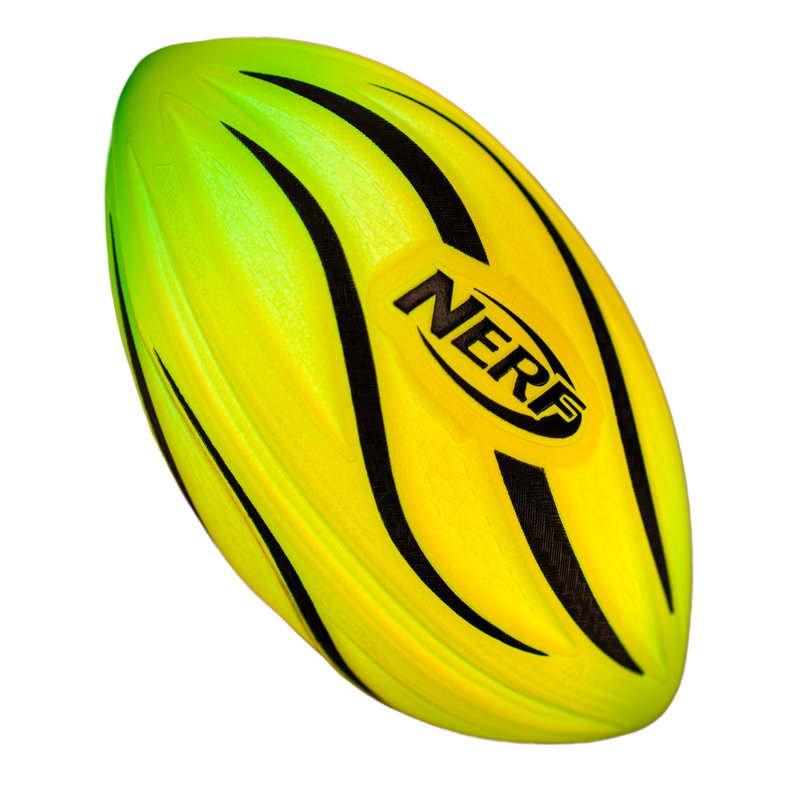 NERF Lightstrike Foam Football - 8.5" - LED Colouring Changing Lights - Batteries Included