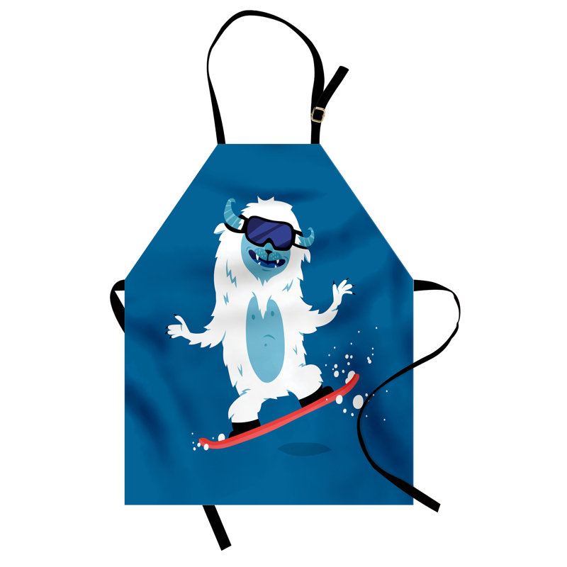 East Urban Home Bigfoot Apron, Cooking Gardening, Adult Size, Multicolor