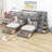 Fanka Kids Bunk Bed with Drawers-1016950250