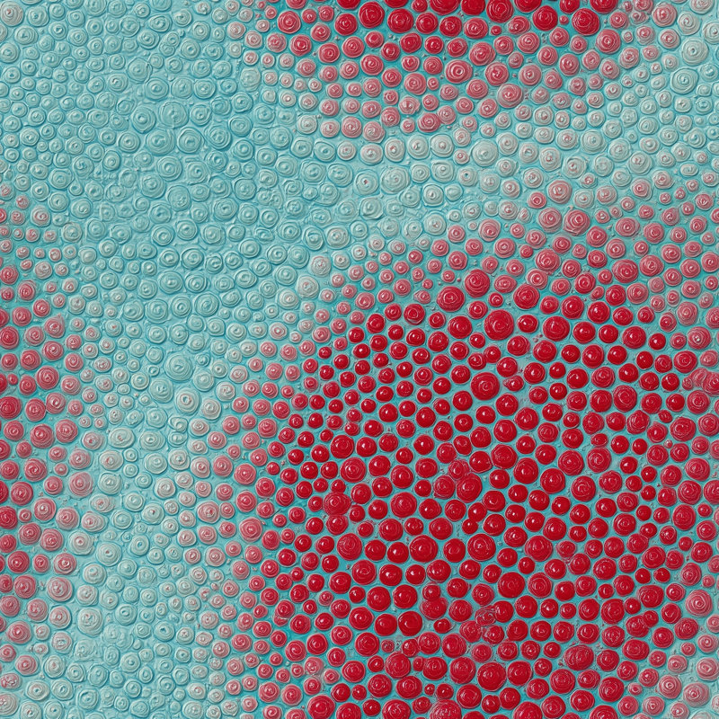 Papier peint abstrait bleu sarcelle avec décoration murale amovible, Texturé non collé