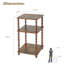 Table d'appoint, petite table de chevet avec tablette de rangement, table de chevet moderne pour salon, chambre à coucher, bureau et petits espaces-133713562