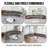Chenille Curved Sectional Sofa - Modular Semi-Circular Couch with Piano Key Design-1021763549