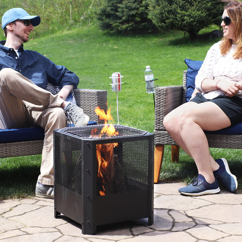 Rosston Steel Wood Burning Fire Pit