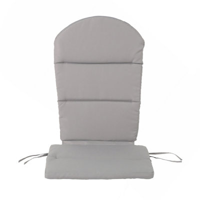 Coussin de remplacement pour chaise d'extérieur, gris