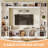 Donyell Wall Unit Modern Entertainment Center with LED Lights