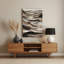 Abstract Landscape 81 Grey Metal Wall Art-669282164