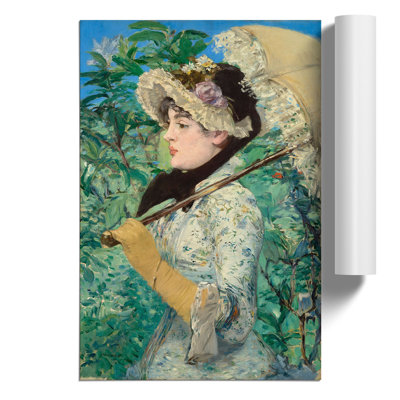 Jeanne Spring by Edouard Manet - Frameless Print
