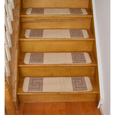 Tapis d'escalier en latex lavable antidérapant