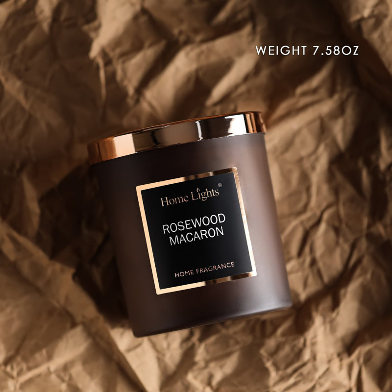 Rosewood Macaron Candle