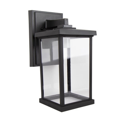 Artisan Square Outdoor Wall Lantern with Clear Acrylic Lens