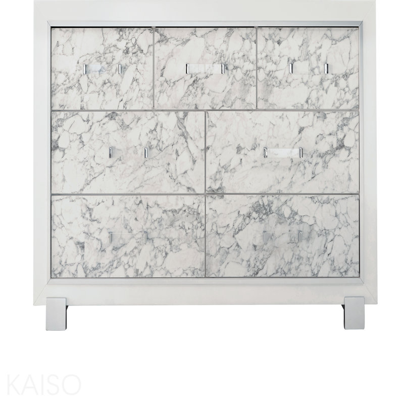 Commode marbre blanc