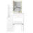 Small Size Left Drawer Desktop Vanity Table + Cushioned Stool, 2 AC+2 USB Power Station, Hair Dryer Bracket, Extra Large Touch Control Sliding LED Mirror, Tri-Color Switching, EPA,GCC,UL Certificate-1642552286