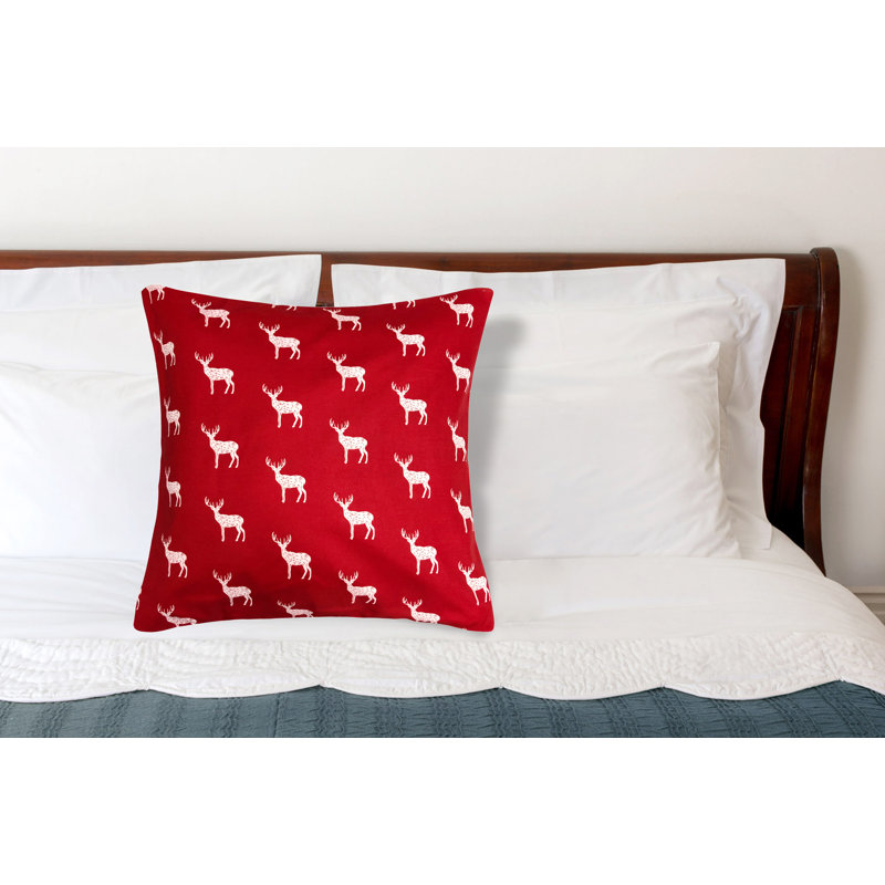Coussin en polyester Bakewell, Rouge