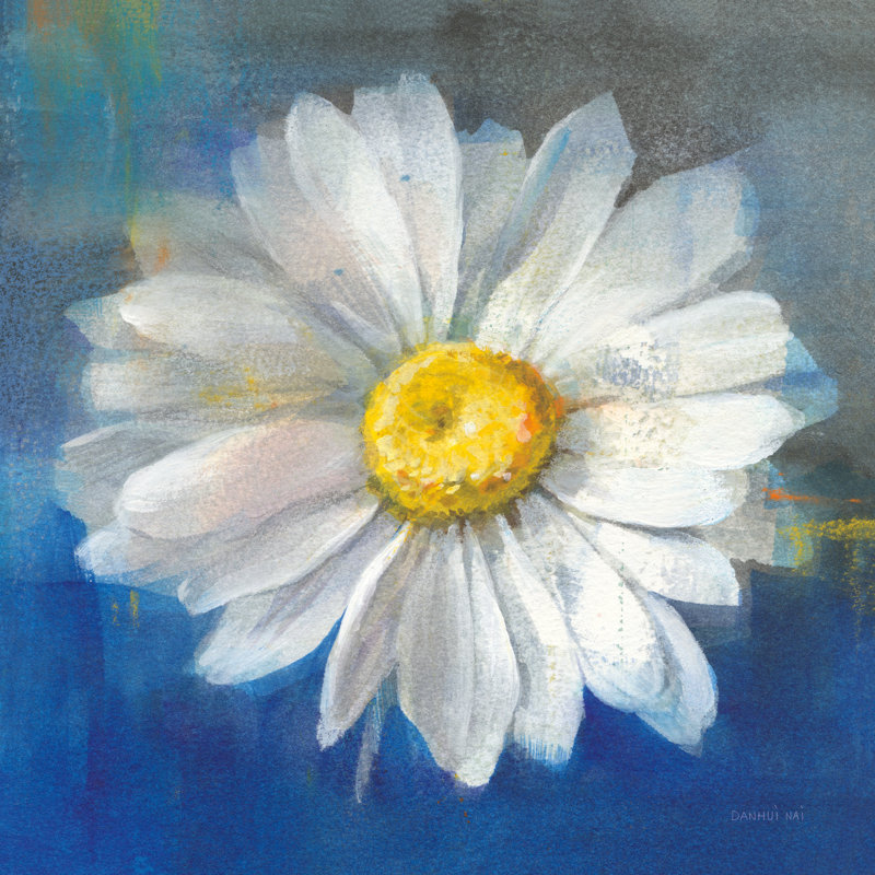 Boldest Bloom II by Danhui Nai - Wrapped Canvas Painting, 51cm H x 51cm W x 3.8cm D