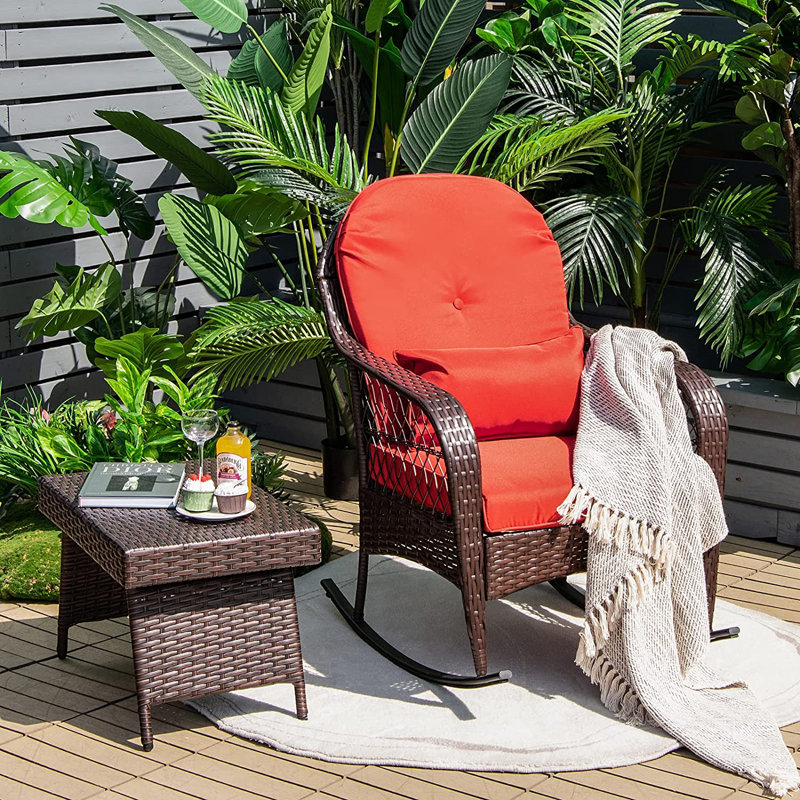 Aava-May Wicker Rocking Chair