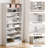 40 Pair Shoe Cabinet with Adjustable Shelves-598012785