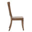 Fortville 45" Round Solid Wood Oak Finish Top 5-Piece Dining Set With Panel Back Chairs-1469963178-1469963176