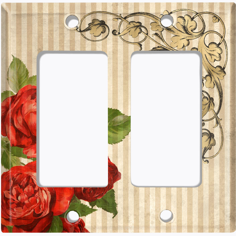 Landscape & Nature Themed 2 - Gang Toggle Light Switch Standard Wall Plate