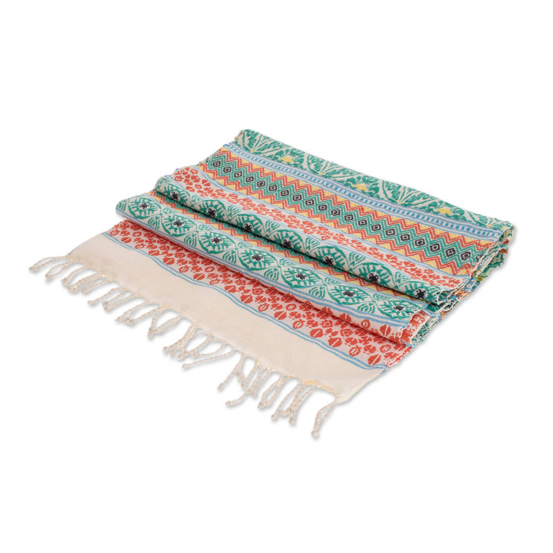 Geometric 100% Cotton Table Runner