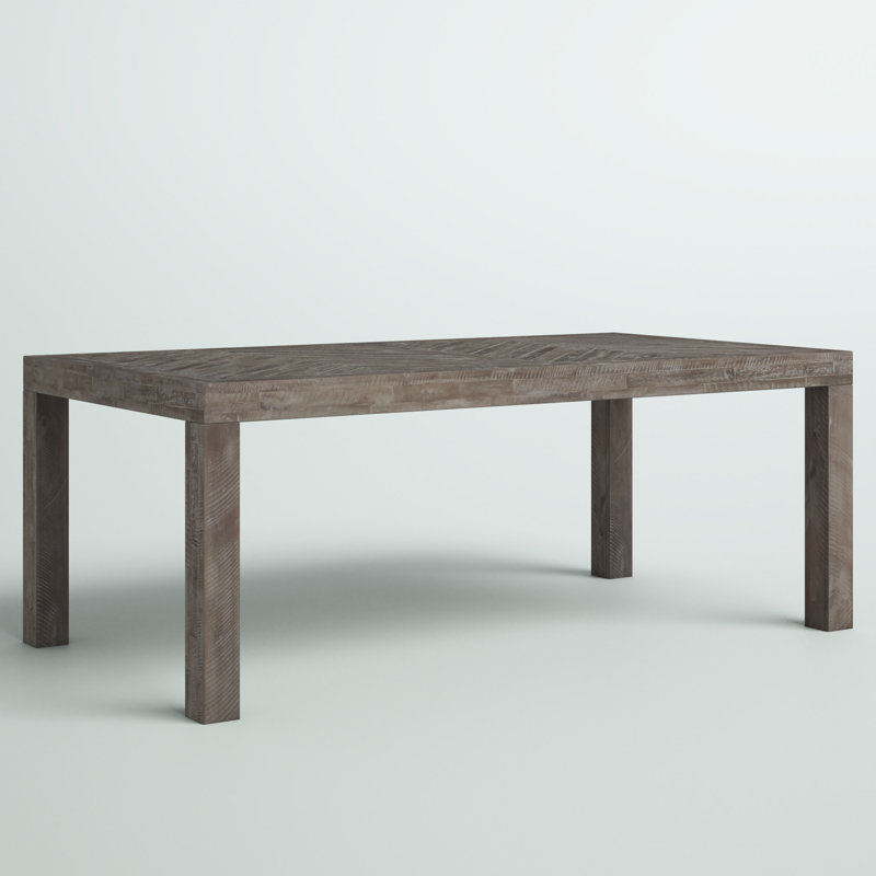 Marilina Acacia Solid Wood Base Dining Table