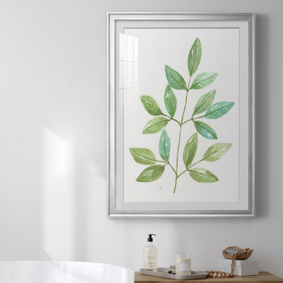 «Spring Greens III», reproduction encadrée de qualité supérieure, prête à être accrochée