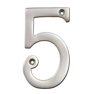 4'' H Metal House Number