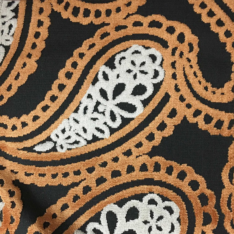 Pippa-Victoria Cut Velvet Upholstery Fabric, Carnival