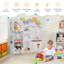 Armoire de rangement en bois pour enfants avec bacs de rangement