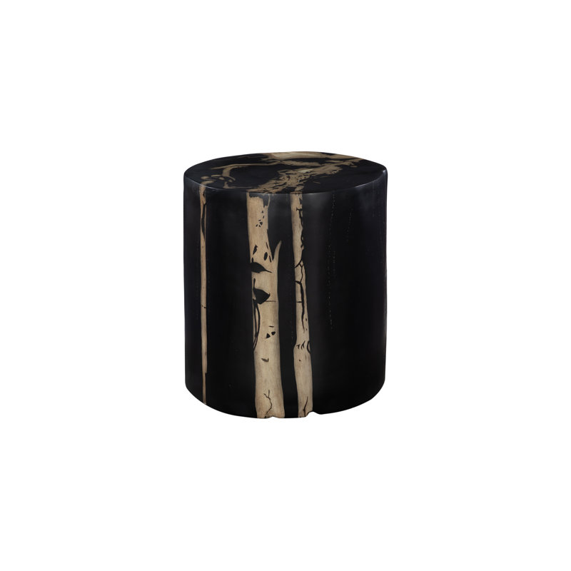Cast Petrified Wood Stool