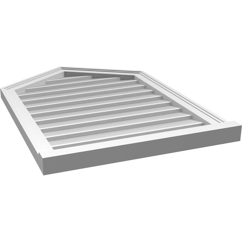 Ventilateur à pignon en uréthane non-fonctionnel Signature, H 34 po x l 24 po x P 2 po