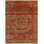 Wool And Silk Afghan One-of-a-Kind Rectangle 8'10" X 11'10" New Age Area Rug Red