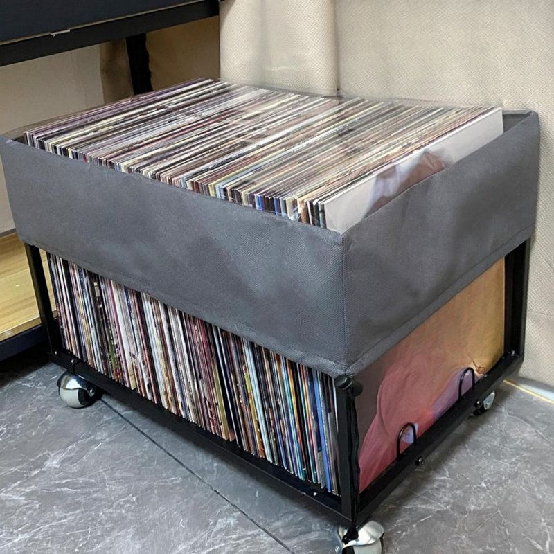 31.24 cm H Media Shelves