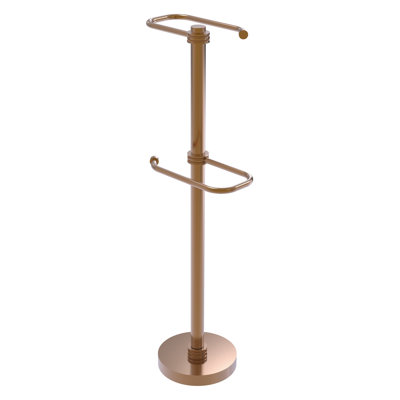 Porte-papier hygiénique sur pied 2 rouleaux