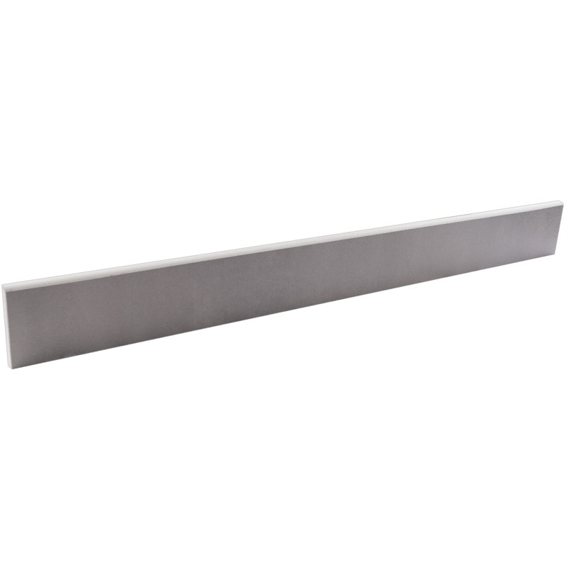 Bronzo 24'' L x 2.5'' W Porcelain Bullnose Tile Trim, Gray