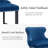 Velvet Upholstered Wing-Back Solid Wood Bar Stools  (Set of 2)-1449036701