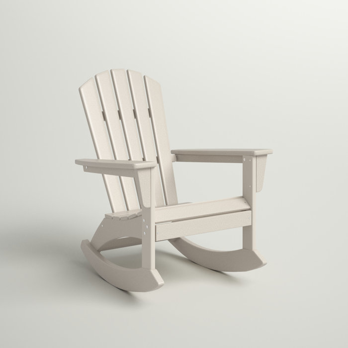 POLYWOOD® Nautical Adirondack Rocking Chair & Reviews | Wayfair