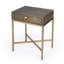 Table de bout haute de 26,5 po avec rangement Iberia